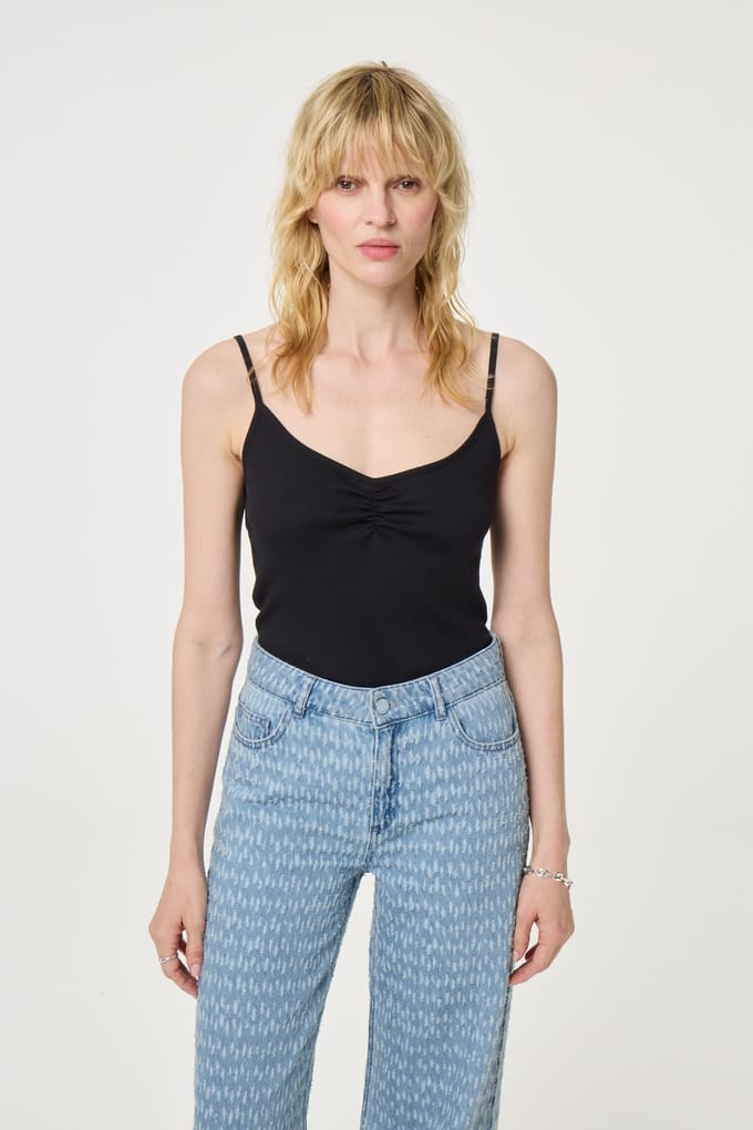 Fabienne Chapot Jade Singlet Black Maat: XXL | Onderhemden Outlet | Dames | Zwart