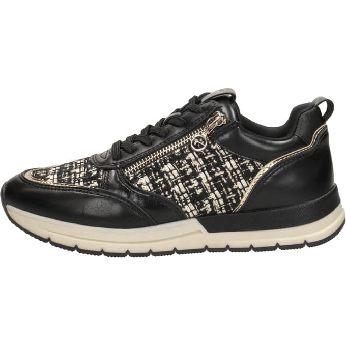 Tamaris Sneakers zwart Textiel - Dames