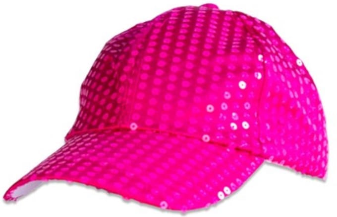 Witbaard Pet Met Pailletten 56-62 Cm Polyester Roze