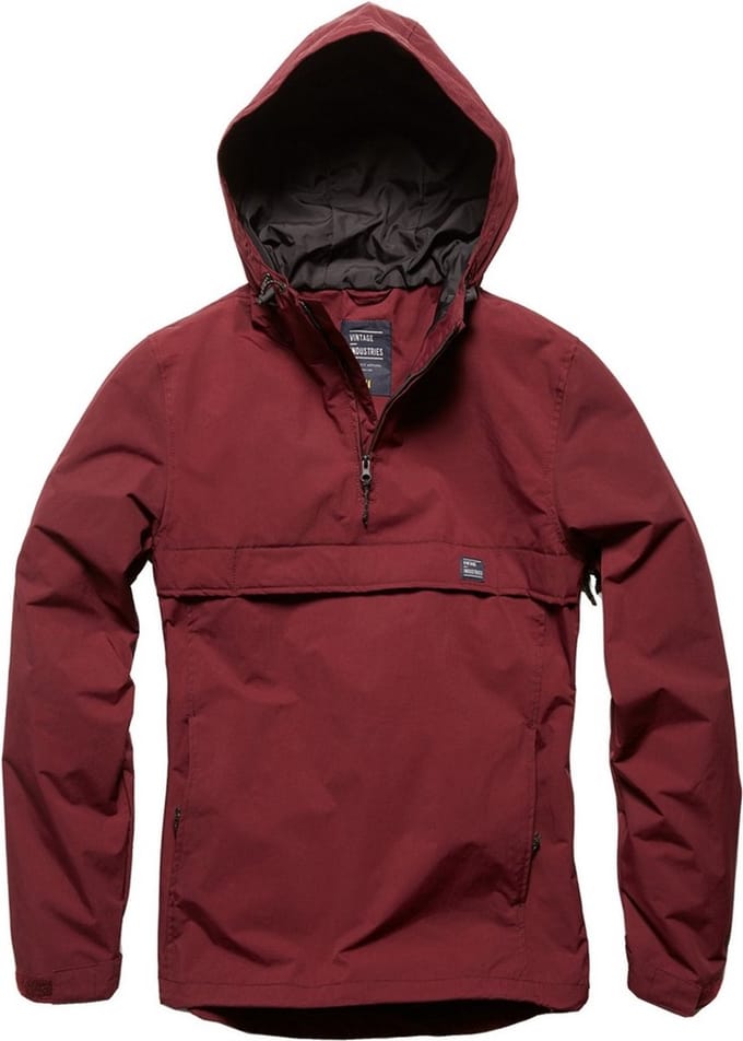 Vintage Industries Shooter anorak burgundy