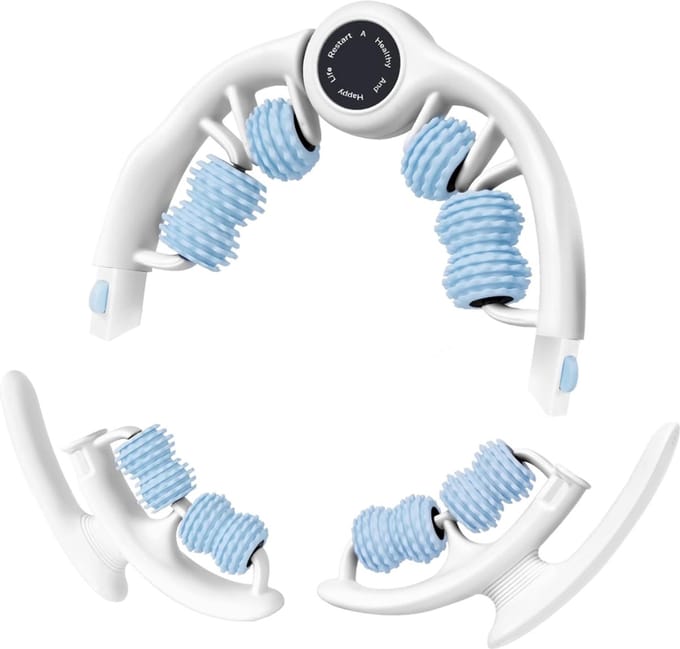 Beenmassage Apparaat - Voetmassage Apparaat Bloedsomloop -Wit met blauw