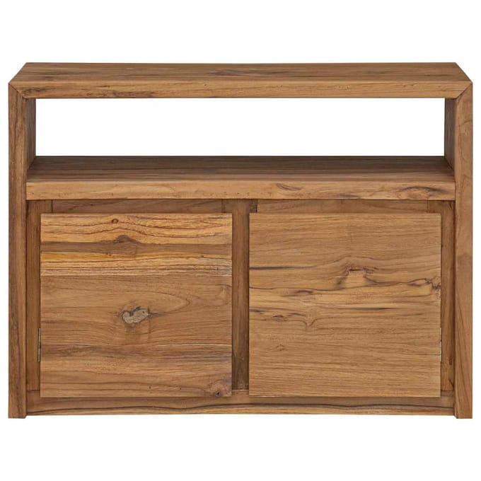 vidaXL - Dressoir - 80x30x60 - cm - massief - teakhout