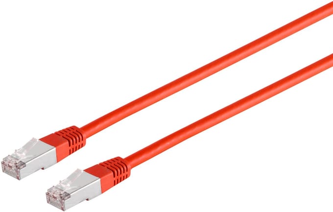 Patchkabel cat 6 S/FTP PIMF Halogenfrei rot 1m