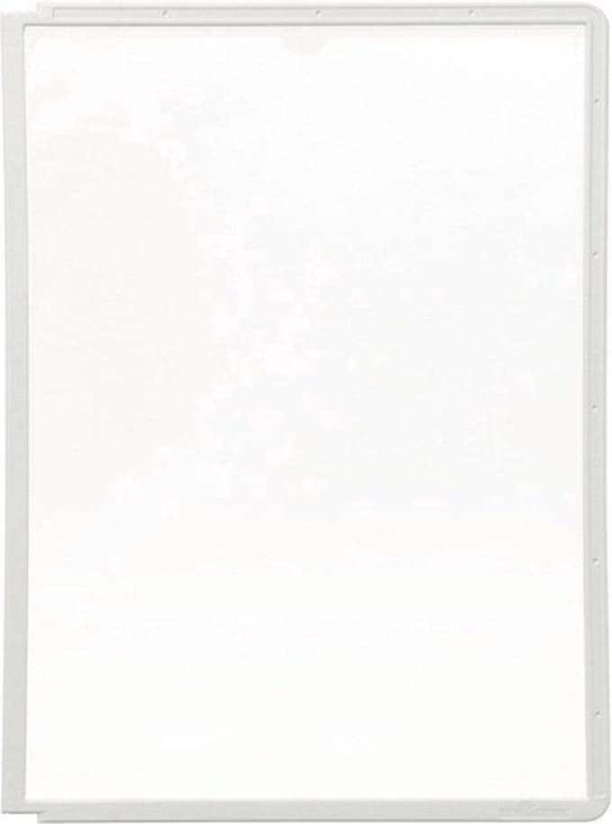 Zichtpanelen A4, 5 stuks, lichtgrijs