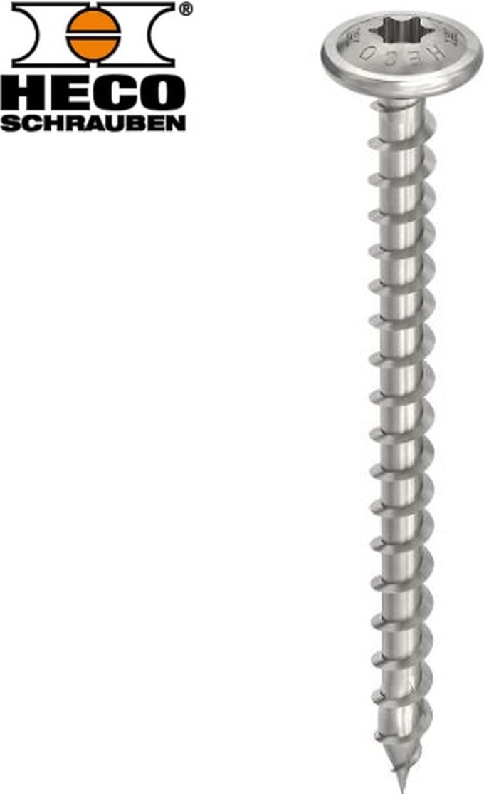 HECO-TOPIX-plus A2 Schroeven 6,0 x 50, tellerkop, Torx, VVD, 200 st.