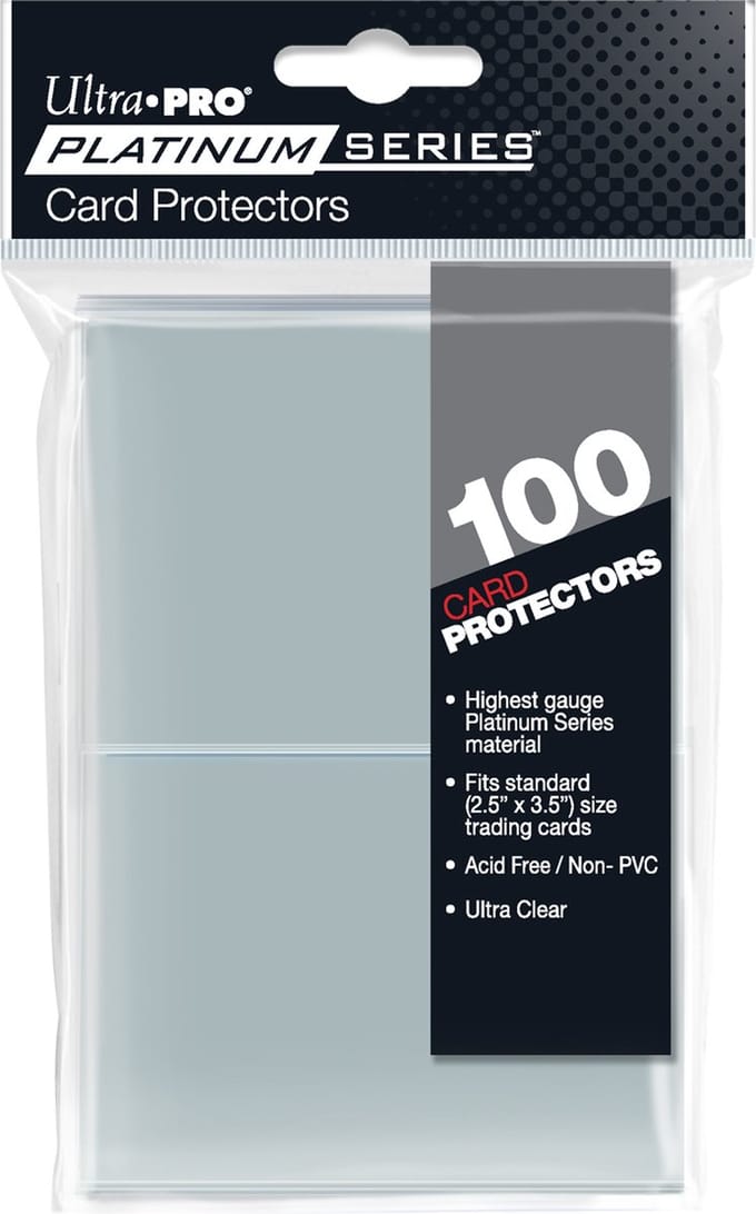Ultra Pro - Platinum Series 100 Standaard Formaat Kaarthoesjes Pack (62 x 89 mm)