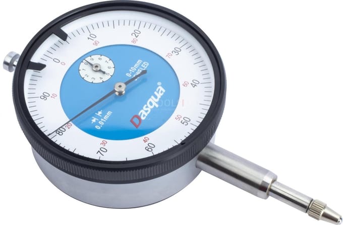 Dasqua magnetisch meetstatief 7611-1012, analoog, millimeter, met opbergkoffer