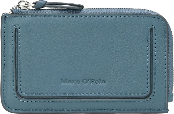 Marc O'Polo Kaarthouder Zip Wallet Hazy Blue Blauwgrijs