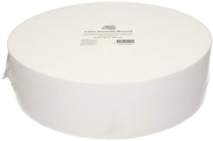 FunCakes Taart Dummy - Piepschuim Blok - Rond - Ø35 cm x 10 cm
