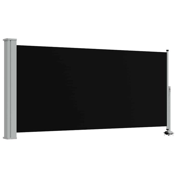 vidaXL - Tuinscherm - uittrekbaar - 120x300 - cm - zwart