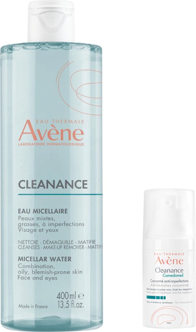 Avène Cleanance Micellair Water + Comedomed Concentraat Bundel