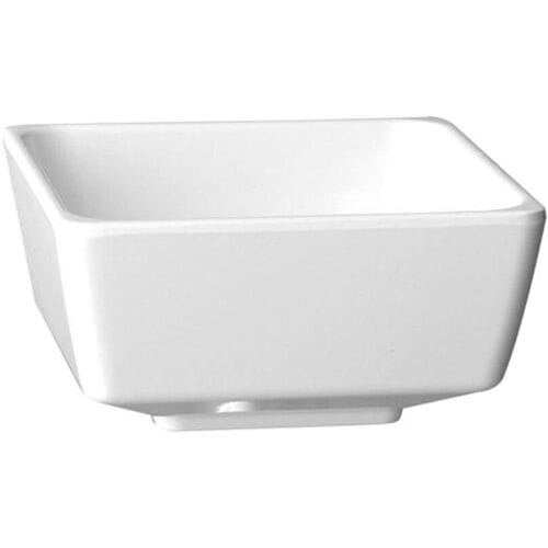 GGM Gastro (6 Stück) Schale - FLOAT - Melamin - 1,9 Liter - eckig - Weiß