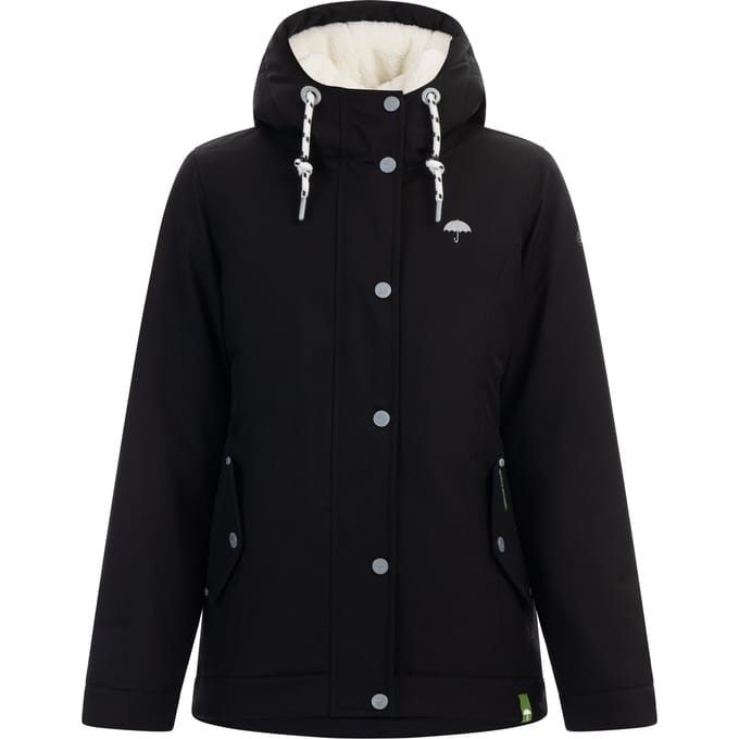 Schmuddelwedda winterjas Dames zwart