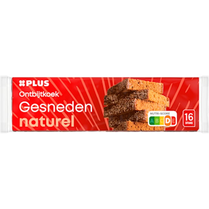 Ontbijtkoek Naturel gesneden