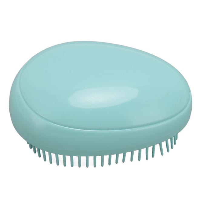 5 pcs Peigne à Cheveux Brosse Oeuf Peigne à Manche Rond Utilisation Sèche Humide Portable Massage Démêlage Coiffage blue