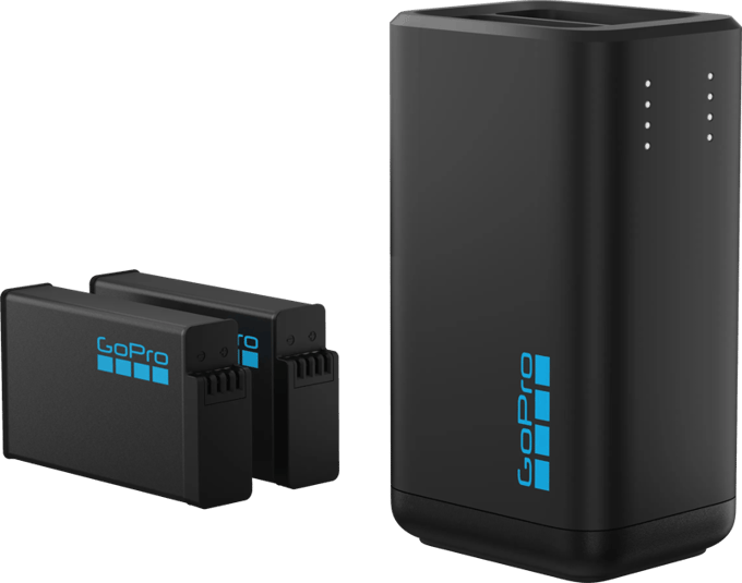 GoPro Dual Battery Charger + Enduro Batteries (2x) (GoPro MAX2)