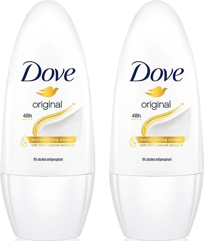 Dove - Deodorant - Roller - Original - 50ml x 2