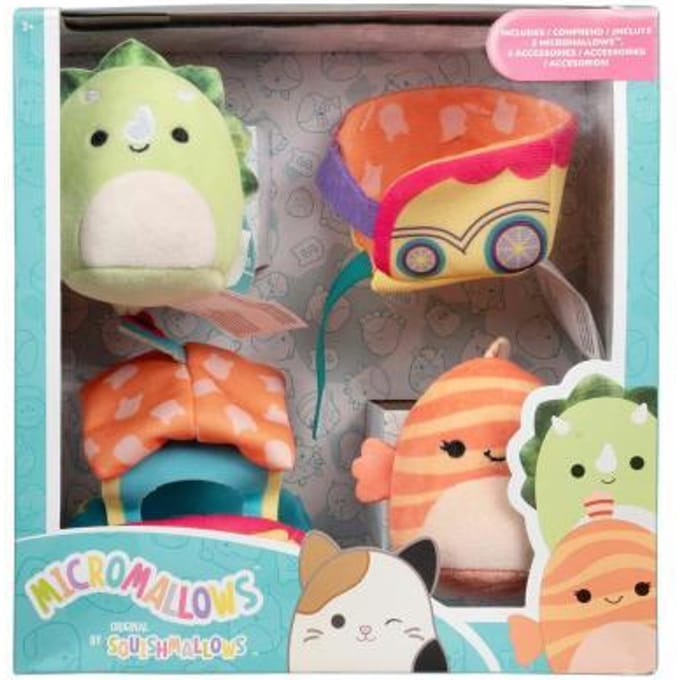 Squishmallows Micromallows Ticket To Ride Accessory Pack Poppetjes en figuren