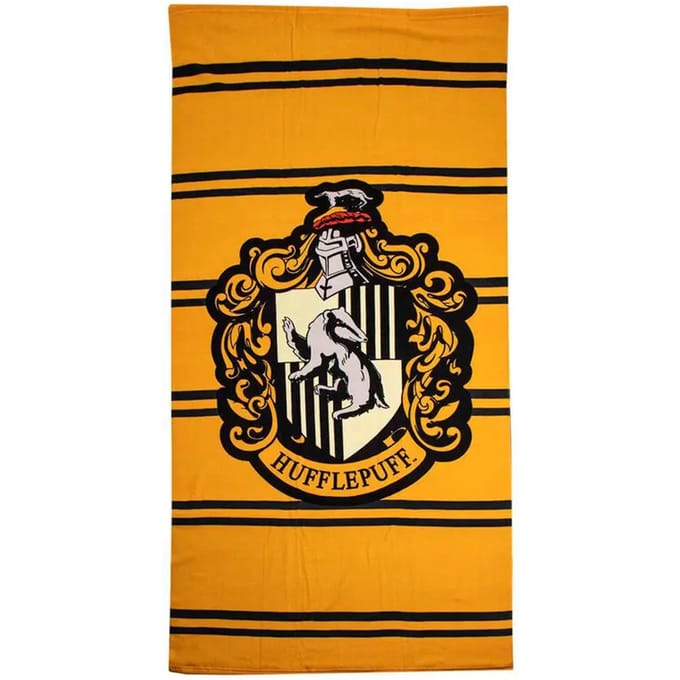 Microvezeldoek voor het strand Cerda Harry Potter Hufflepuff