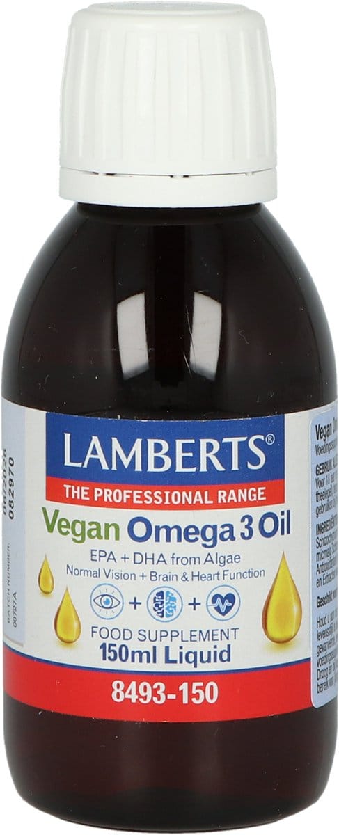Lamberts Vegan omega 3 olie 150 Milliliter