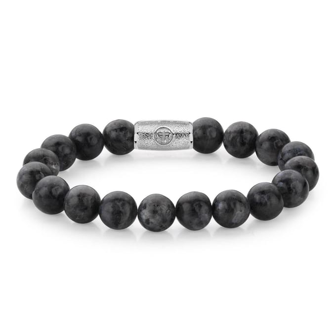 Rebel&Rose armband - Grey Seduction - 10mm