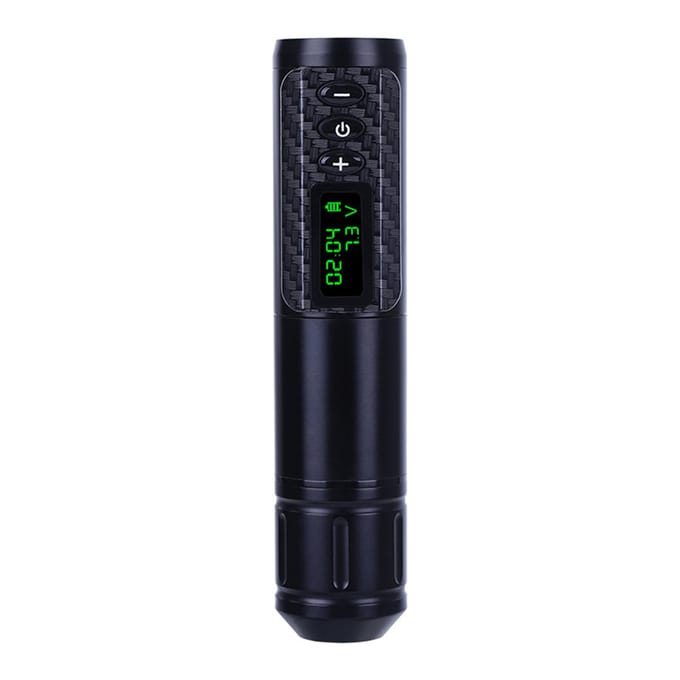 Motor Tattoo Pen Draadloze Batterij Motor Tattoo Machine Stabiele Output Verstelbare Naaldlengte zwart