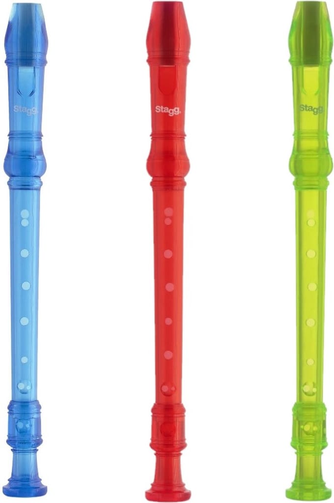 Stagg blokfluit kunststof blauw (Duits)