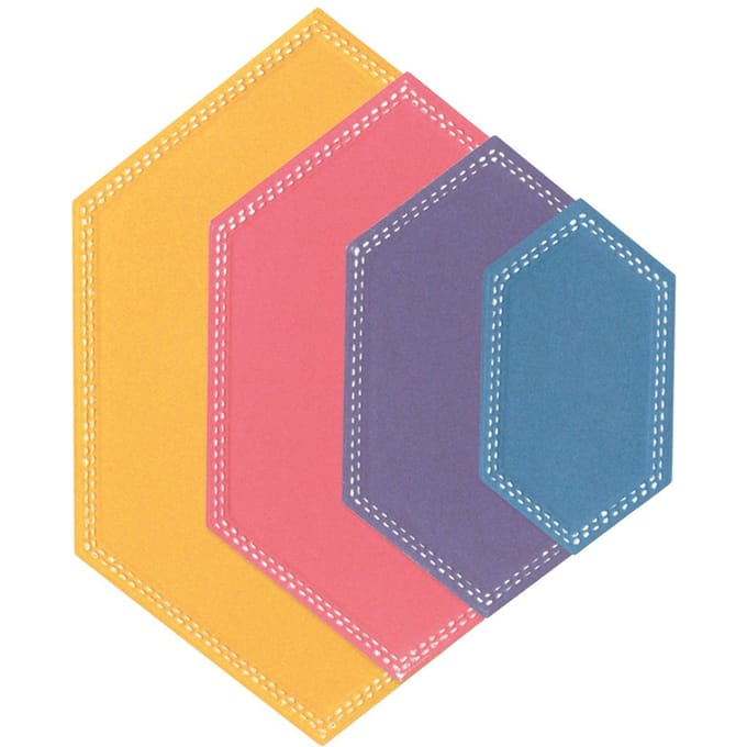 Sizzix Framelits Ponssjabloon "Hexagons by Stacey Park"