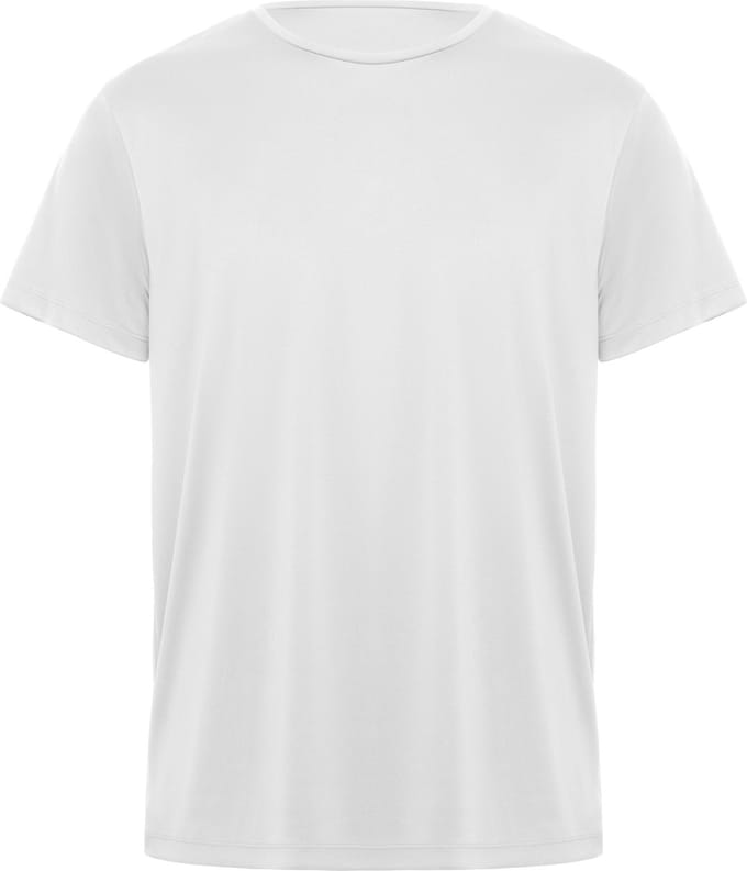 2 pack Wit unisex sportshirt Control Dry korte mouwen Daytona merk Roly maat S