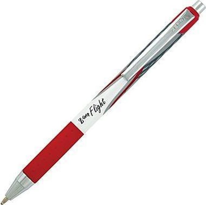 Zebra Z-Grip Flight - Smooth Ballpoint Rood