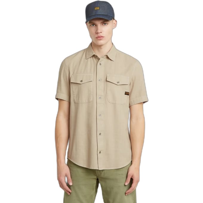 G-Star - Marine Slim Shirt s\s - Heren - Shirts