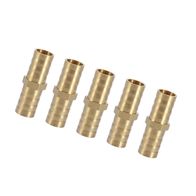 Messing Tapse Rechte 2-weg Pijpconnector Buisklem Fitting 681012141620mm 10mm(5pcs)