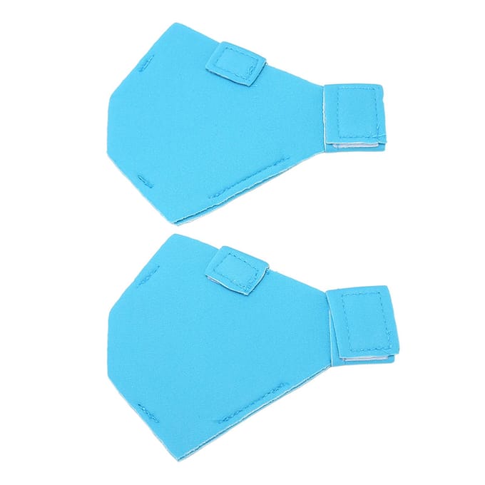 1 Paar Duck Booties Lichtgewicht Ademend Dunne Watervogel Beschermschoenen voor Eend Gans Watervogel L(for 6.5-9kg) blue