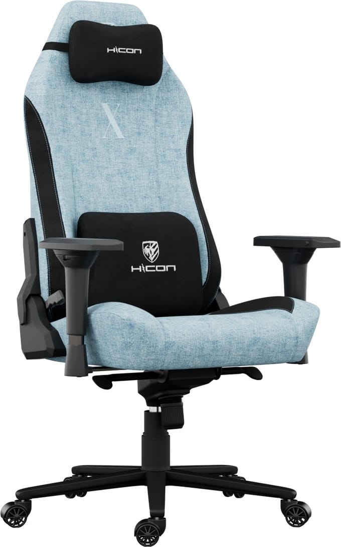 Bureaustoel - Chaise de Bureau - Ergonomische Stoffen Bureaustoel - HICON Apex Velocity - Blauw
