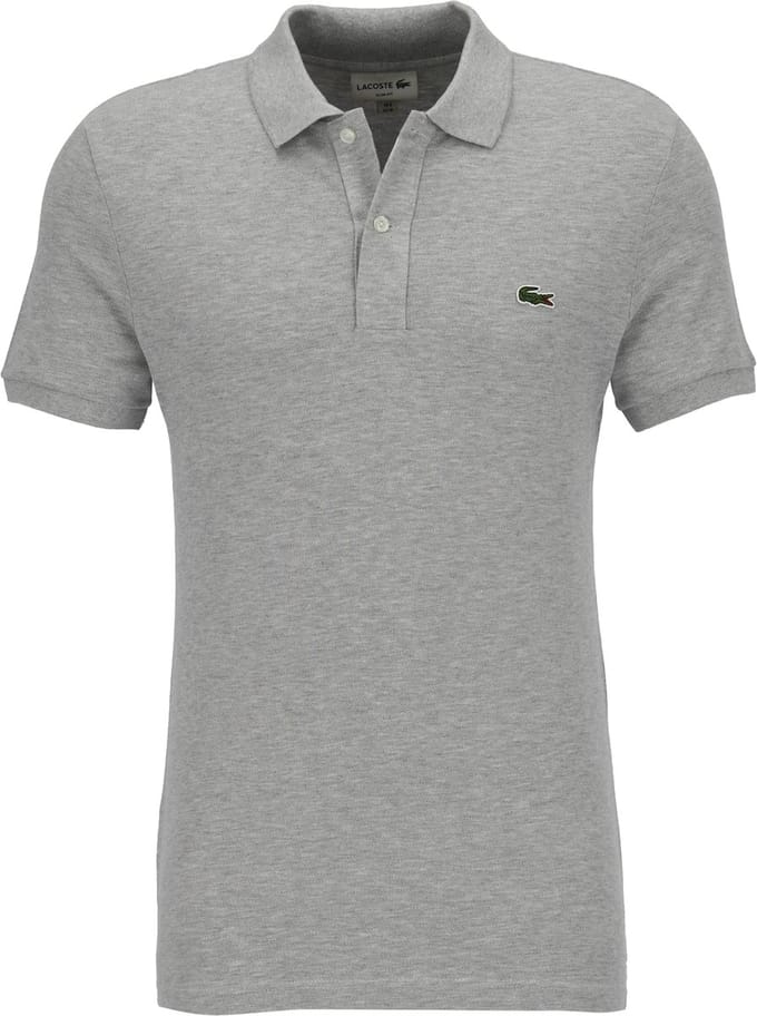Lacoste Heren Poloshirt - Silver Chine - Maat 3XL