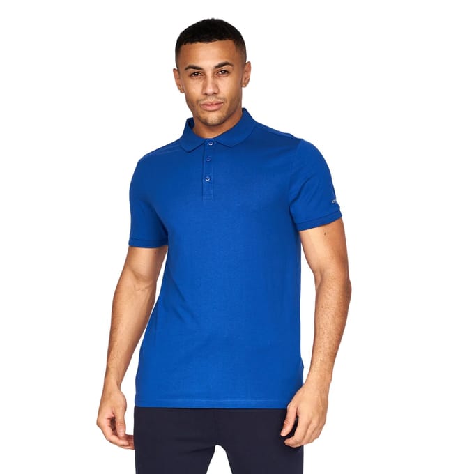 Crosshatch Heren Traymax Poloshirt (Doos van 3) (Zwart/Blauw/Rood)