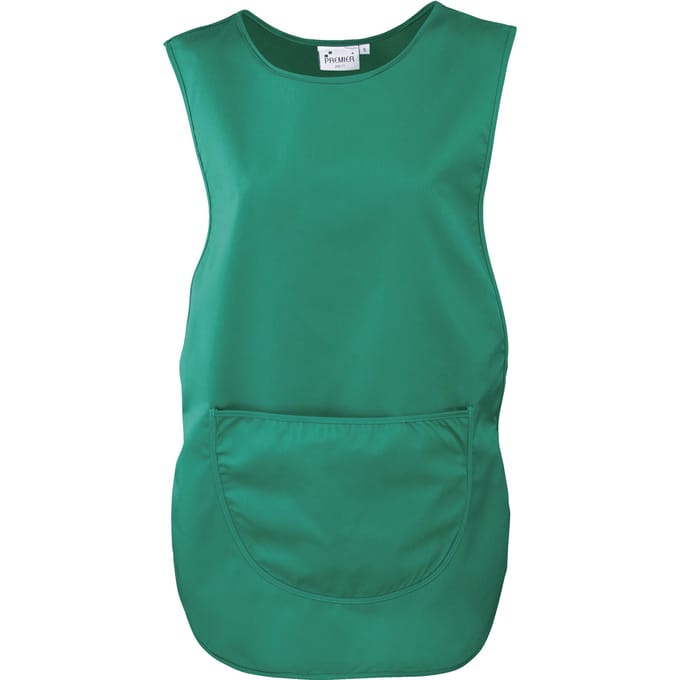 Premier Dames / Dames Pocket Tabard / Werkkleding (Pakket van 2) (Smaragd)