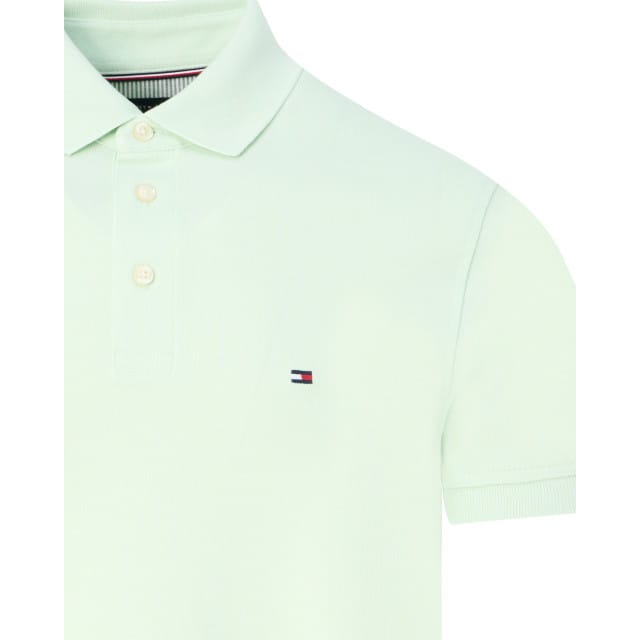 Tommy Hilfiger 1985 Slim Polo - heren poloshirt - groen