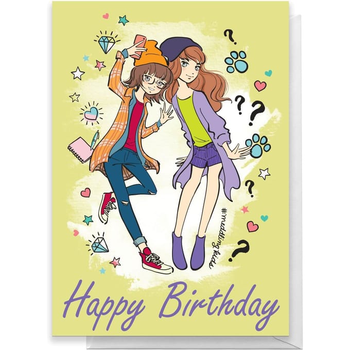 Scooby Doo 10th Birthday Girls Greetings Card - Standard Card