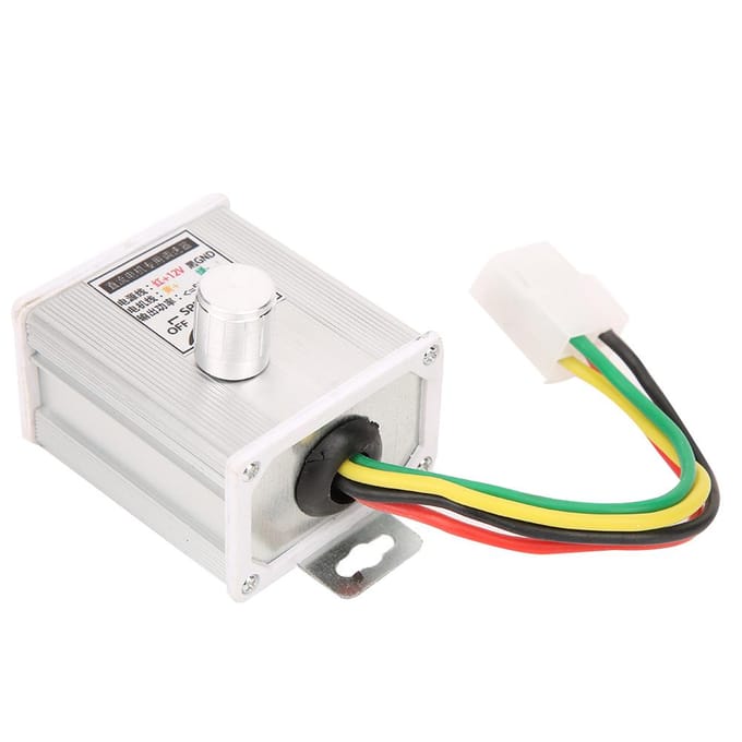 Metaal 12V 500W Hoge Kwaliteit Gelijkstroommotor met Toerenregelaar Stabiele Prestaties