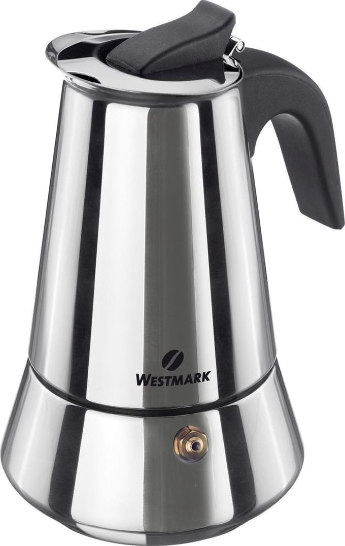 Westmark Brasilia Plus - Espressomaker - Zwart - Roestvrijstaal