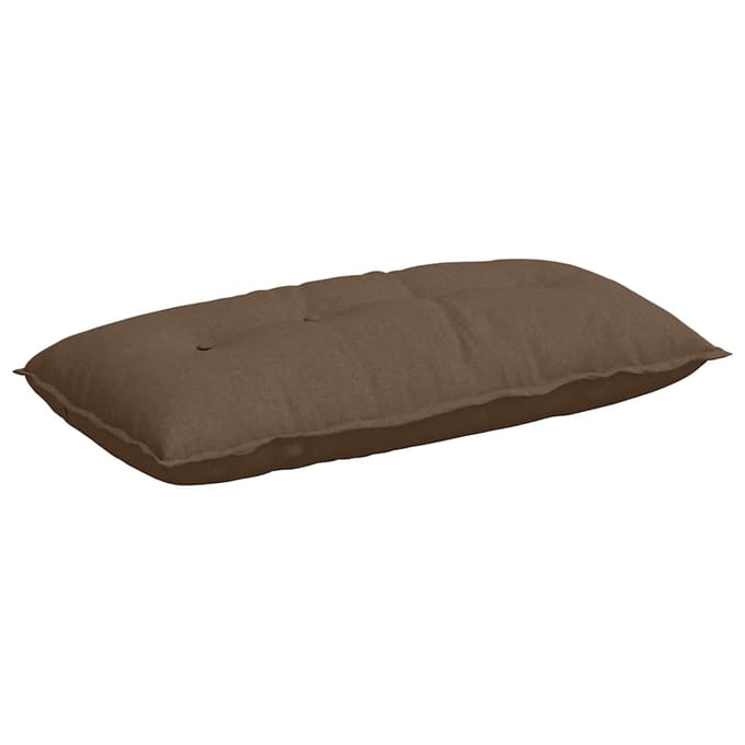vidaXL - Rugkussen - Bruin - 200 - x - 19 - x - 50 - cm - Stof