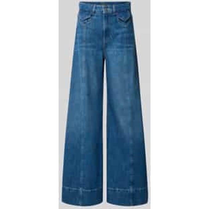 Wide & loose fit jeans van pure katoen model 'C_JANE HR'