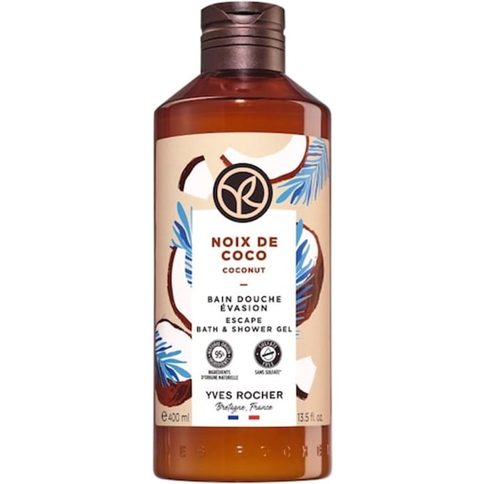 Yves Rocher Coconut Escape Bad- en Douchegel Dames 400 ml