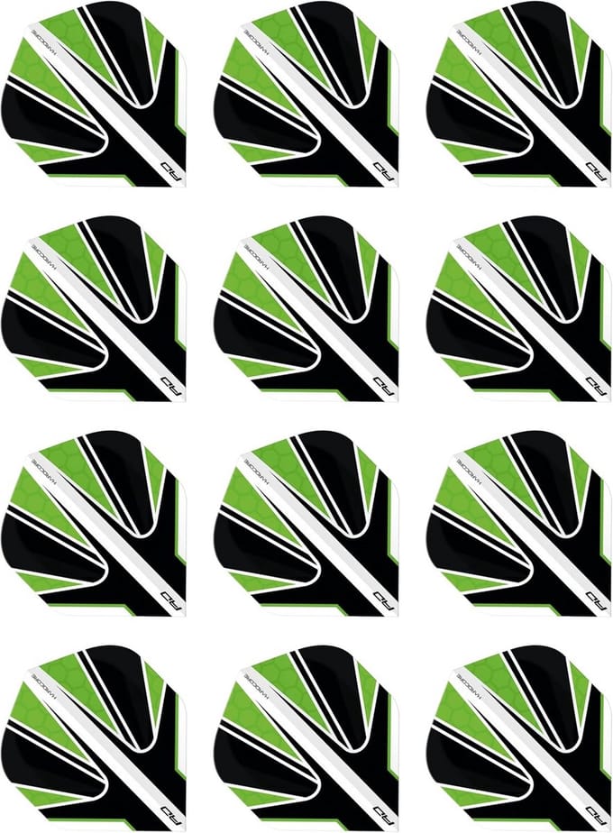 Dartpijl Vluchten Standaard Vorm - 12 Stuks Set Dart Flights Extra Dik 100 Micron