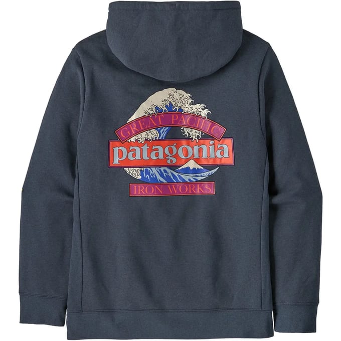 Patagonia Great Waves Uprisal Hoodie blauw