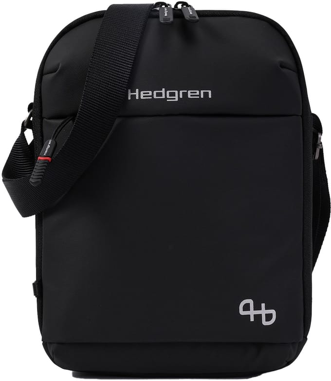 Hedgren Walk Crossbodytas Medium met RFID-bescherming – Waterafstotend – Zwart Eco