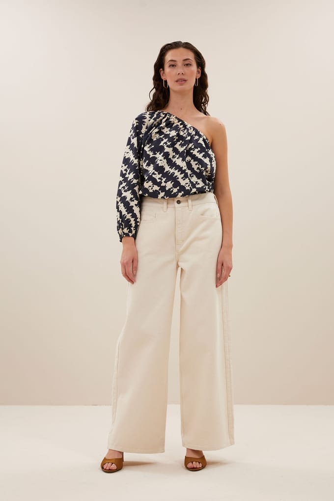 By-Bar Stella Shade Blouse Shade Print Größe: M | Blusen Outlet | Damen