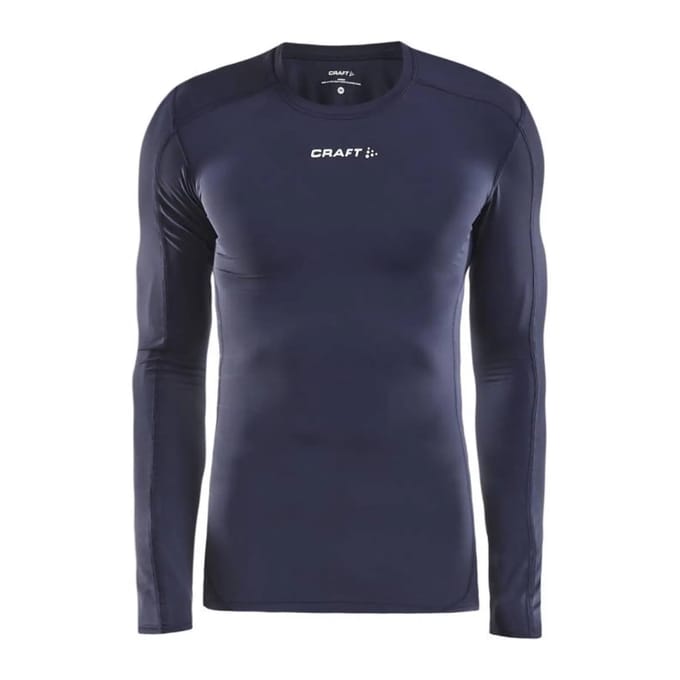 Craft Pro Control Compression Shirt Lange Mouw - Marine | Maat: XS