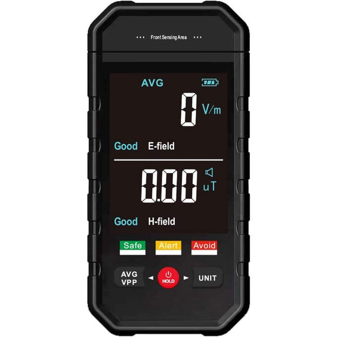 ET925PRO Draagbare draagbare elektromagnetische stralingstester Groot LCD-scherm Elektrisch veld veelkleurig